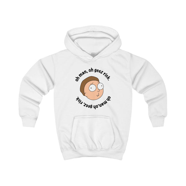 Oh man, oh geez Rick - RAM Kids Hoodie White Front
