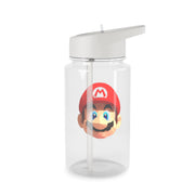 Mario Face - Mario Clear Water Bottle 2