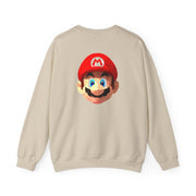 Mario Face - Mario Sweatshirt 6