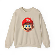 Mario Face - Mario Sweatshirt 5