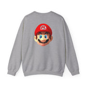 Mario Face - Mario Sweatshirt 4