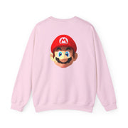 Mario Face - Mario Sweatshirt 8