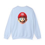 Mario Face - Mario Sweatshirt 10