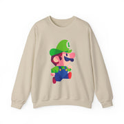 Running Luigi - Mario Sweatshirt 7