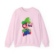 Running Luigi - Mario Sweatshirt 9