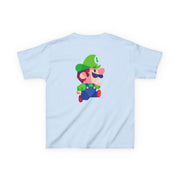Running Luigi - Mario Kids T-Shirt 8