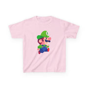 Running Luigi - Mario Kids T-Shirt 9