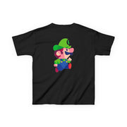 Running Luigi - Mario Kids T-Shirt 6