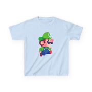 Running Luigi - Mario Kids T-Shirt 7