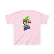 Running Luigi - Mario Kids T-Shirt 10