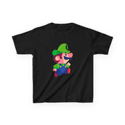 Running Luigi - Mario Kids T-Shirt 5