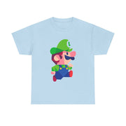 Running Luigi - Mario T-Shirt 10