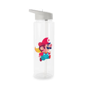 Running Mario - Mario Clear Water Bottle 6