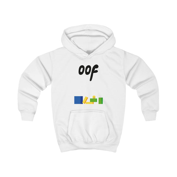 Oof Kids Hoodie White Front