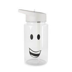 Yellow Face Clear Water Bottle