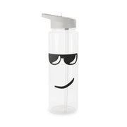 Yellow Face Shades Clear Water Bottle 6