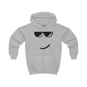Yellow Face Shades Kids Hoodie 3
