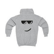 Yellow Face Shades Kids Hoodie 4
