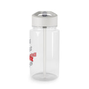 Eat, sleep, repeat Clear Water Bottle 4