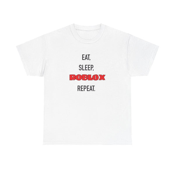 Eat, sleep, repeat T-Shirt White Front