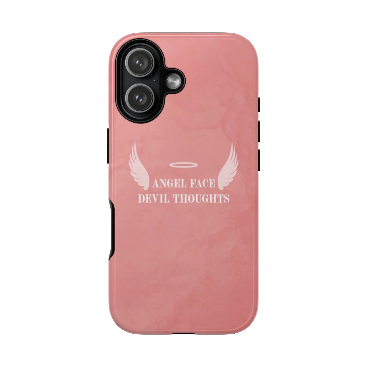 Angel Face Devil Thoughts Phone Case