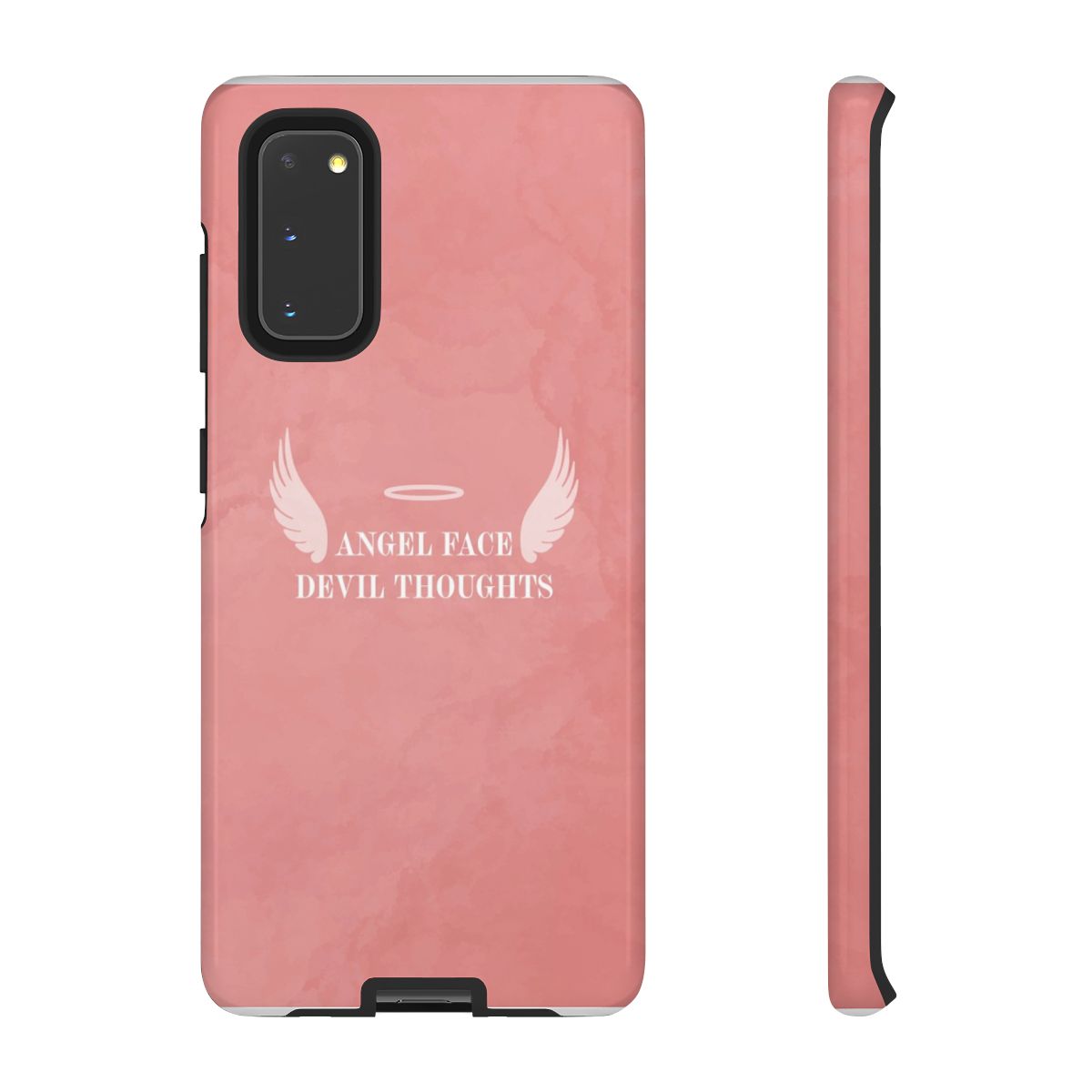 Angel Face Devil Thoughts Phone Case