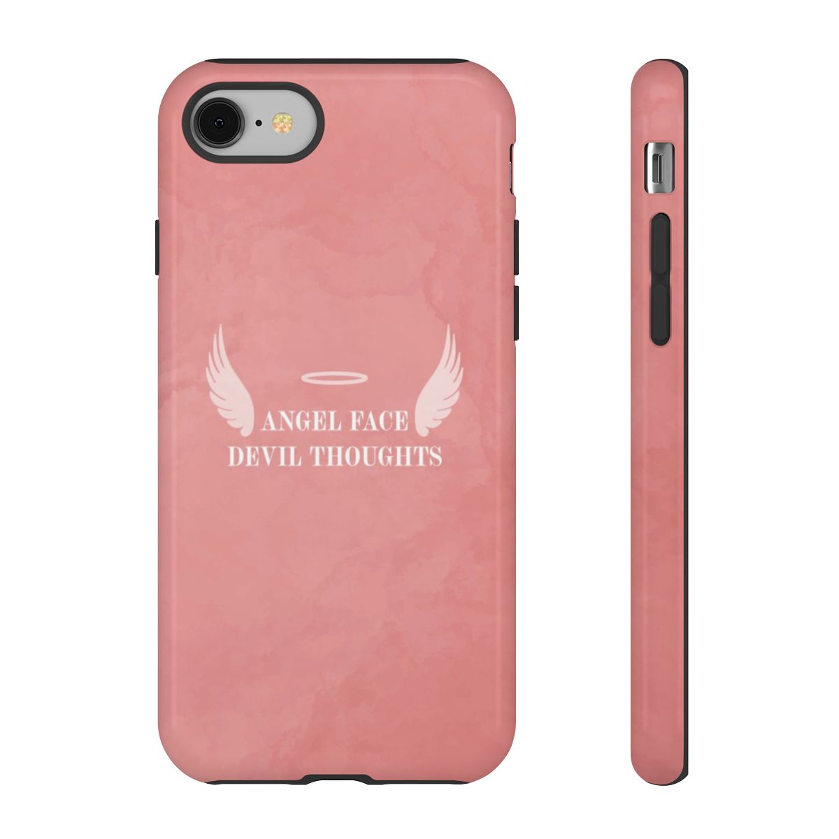 Angel Face Devil Thoughts Phone Case