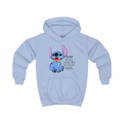 Ohana Means Family - Blue Alien Kids Hoodie 5