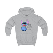 Ohana Means Family - Blue Alien Kids Hoodie 3
