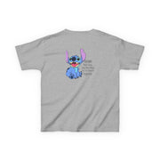 Ohana Means Family - Blue Alien Kids T-Shirt 4