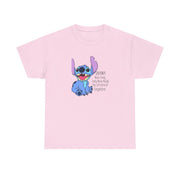 Ohana Means Family - Blue Alien T-Shirt 7