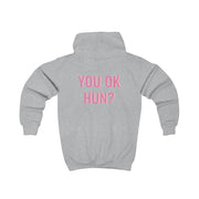 You OK Hun? Kids Hoodie 4