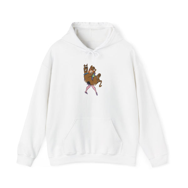 Scared - Scoob Hoodie White Front