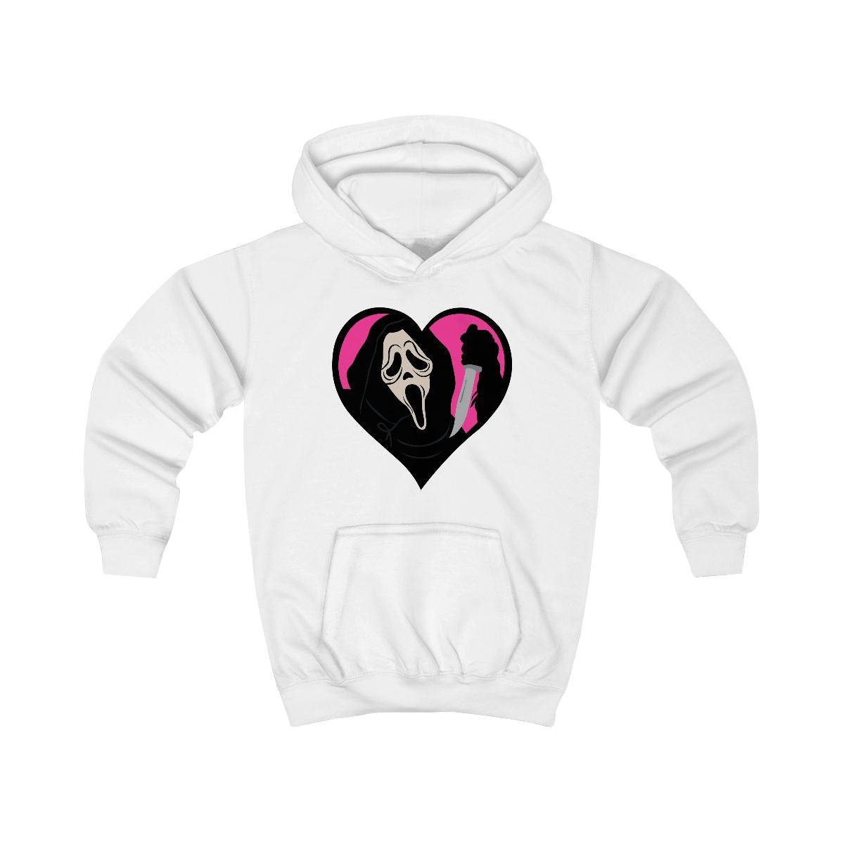 Heart face - Halloween Kids Hoodie