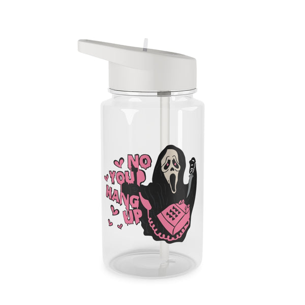 No You Hang Up - Halloween Clear Water Bottle