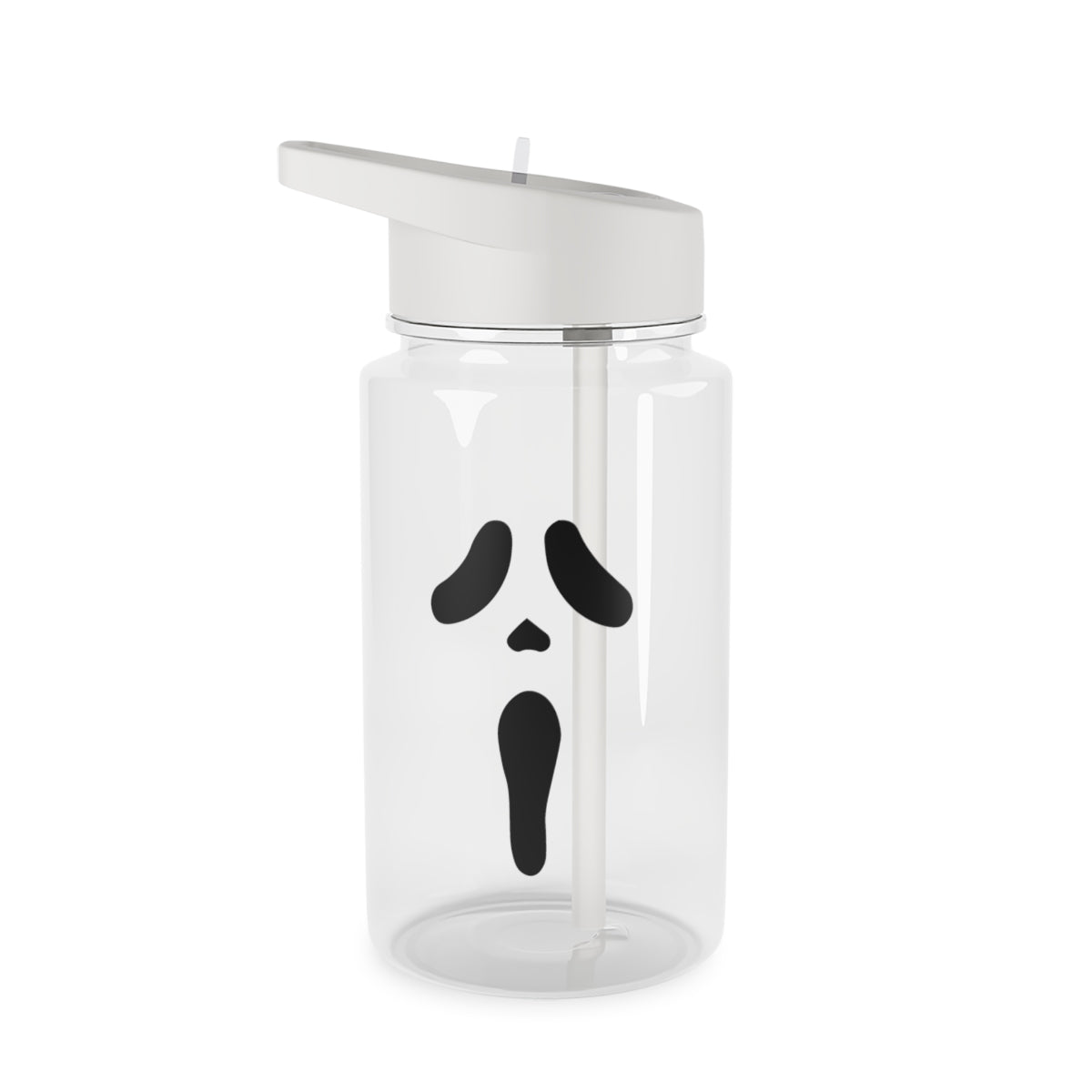 Scream Face Clear Water Bottle
