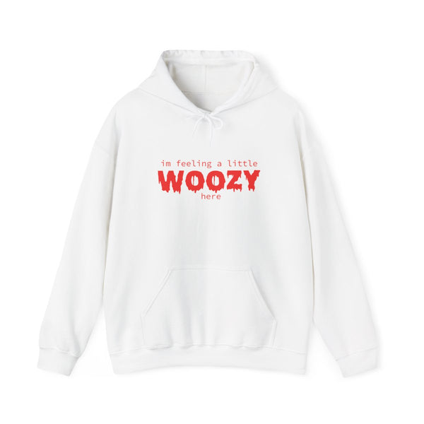 Im Feeling A Little Woozy Here - Halloween Hoodie White Front