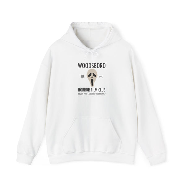 Woodsboro Horror Film Club - Scream Hoodie White Front