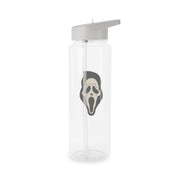 Pink Ghostface Pattern - Scream Clear Water Bottle 7