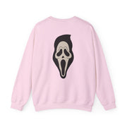 Pink Ghostface Pattern - Scream Sweatshirt 8