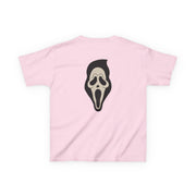 Pink Ghostface Pattern - Scream Kids T-Shirt 8