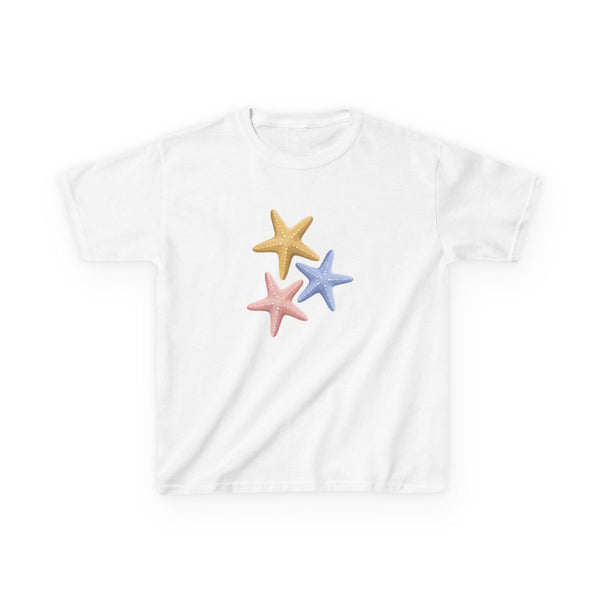 Starfish Cluster Kids T-Shirt White Front