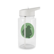 Green Ogre Outline Clear Water Bottle 2