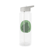 Green Ogre Outline Clear Water Bottle 7