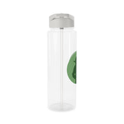 Green Ogre Outline Clear Water Bottle 8