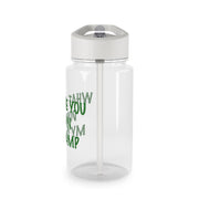What Are You Doing In My Swamp - Green Ogre Clear Water Bottle 4