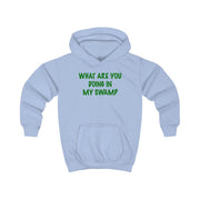 What Are You Doing In My Swamp - Green Ogre Kids Hoodie 7