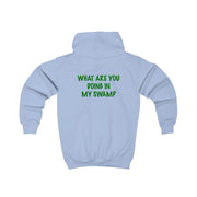 What Are You Doing In My Swamp - Green Ogre Kids Hoodie 8