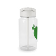 Green Ogre Heart Clear Water Bottle 3