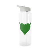 Green Ogre Heart Clear Water Bottle 6